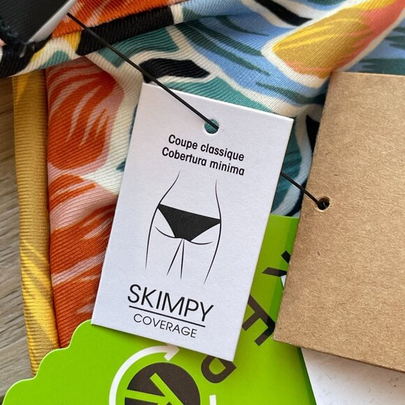 NEW $105 Volcom Womens Small One Piece Tropical Floral Take It Easy Swimsuit - Picture 8 of 11